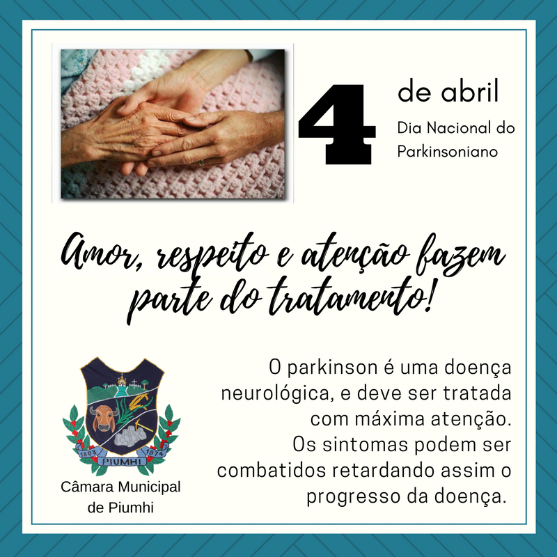 04 de abril - Dia Nacional do Parkinson